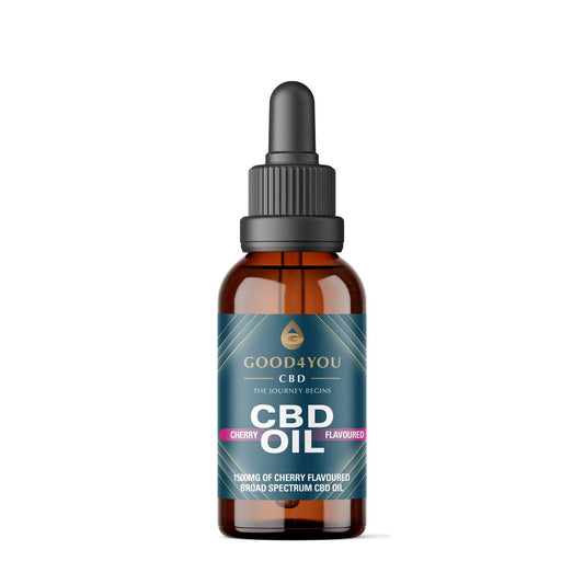 CBD Oil Cherry (1500mg) - Medium Strength